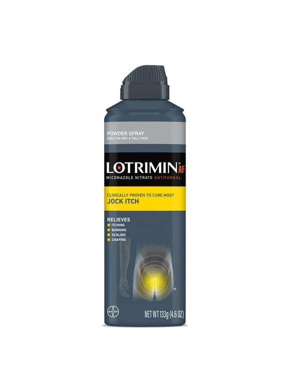 Lotrimin AF Jock Itch Antifungal Spray, Powder Spray, 4.6 oz